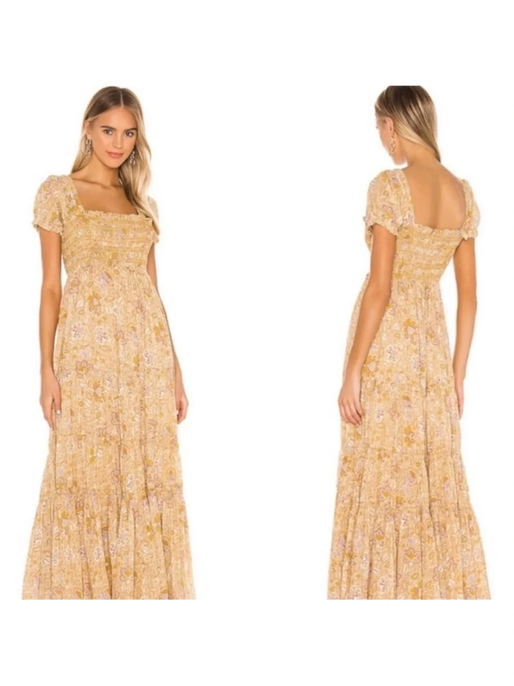 Free People Getaway smocked Maxi Dress - Picture 6 of 6